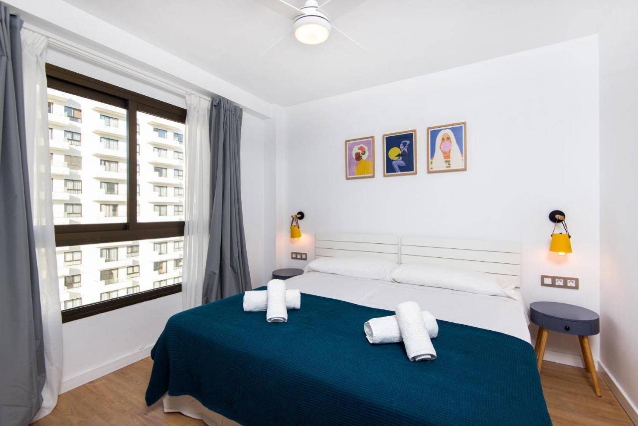 Aloha Puerto Private Apartment 1St Line Carihuela Beach Torremolinos Eksteriør bilde